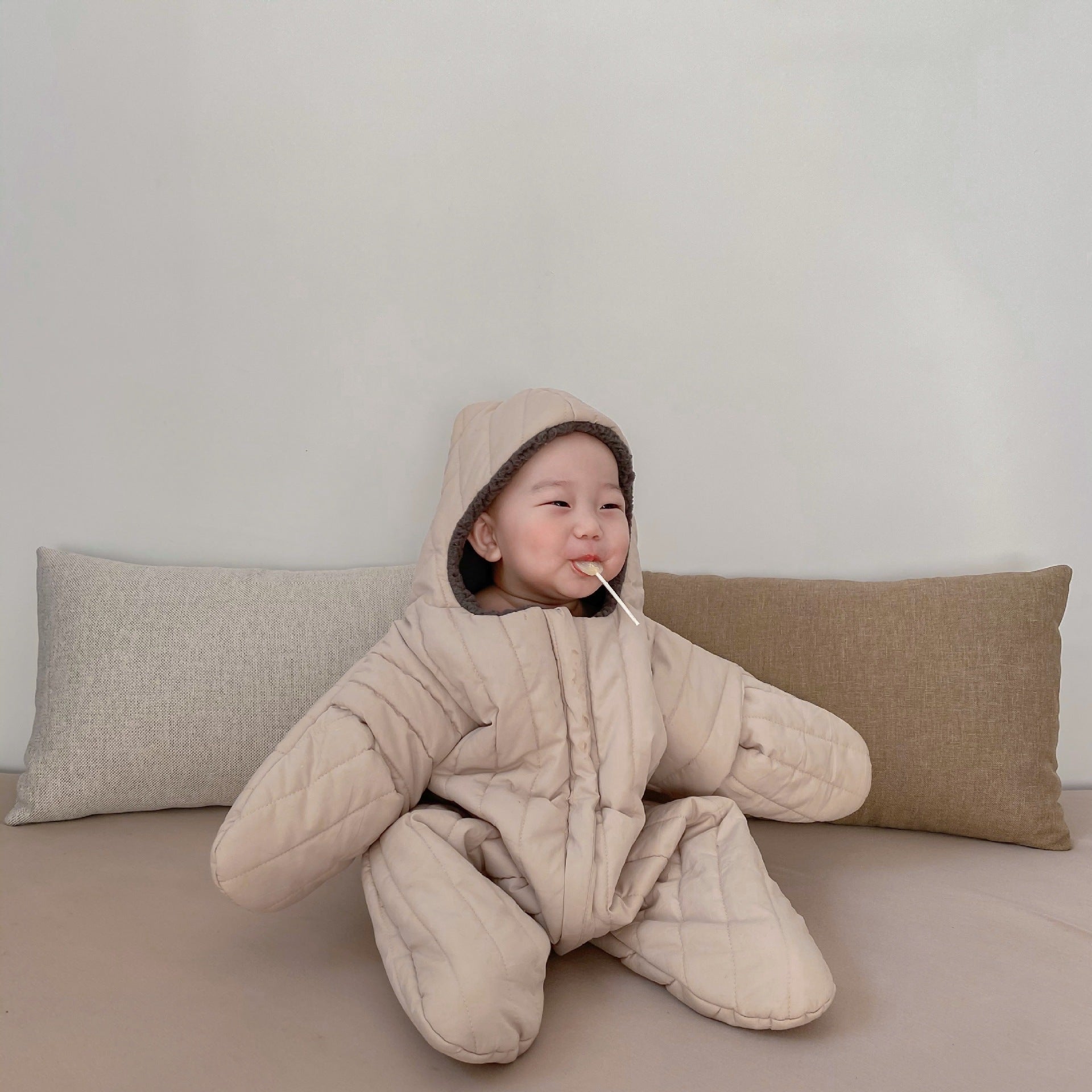 【BABY】星ベビーカバーオール CawaKomostore