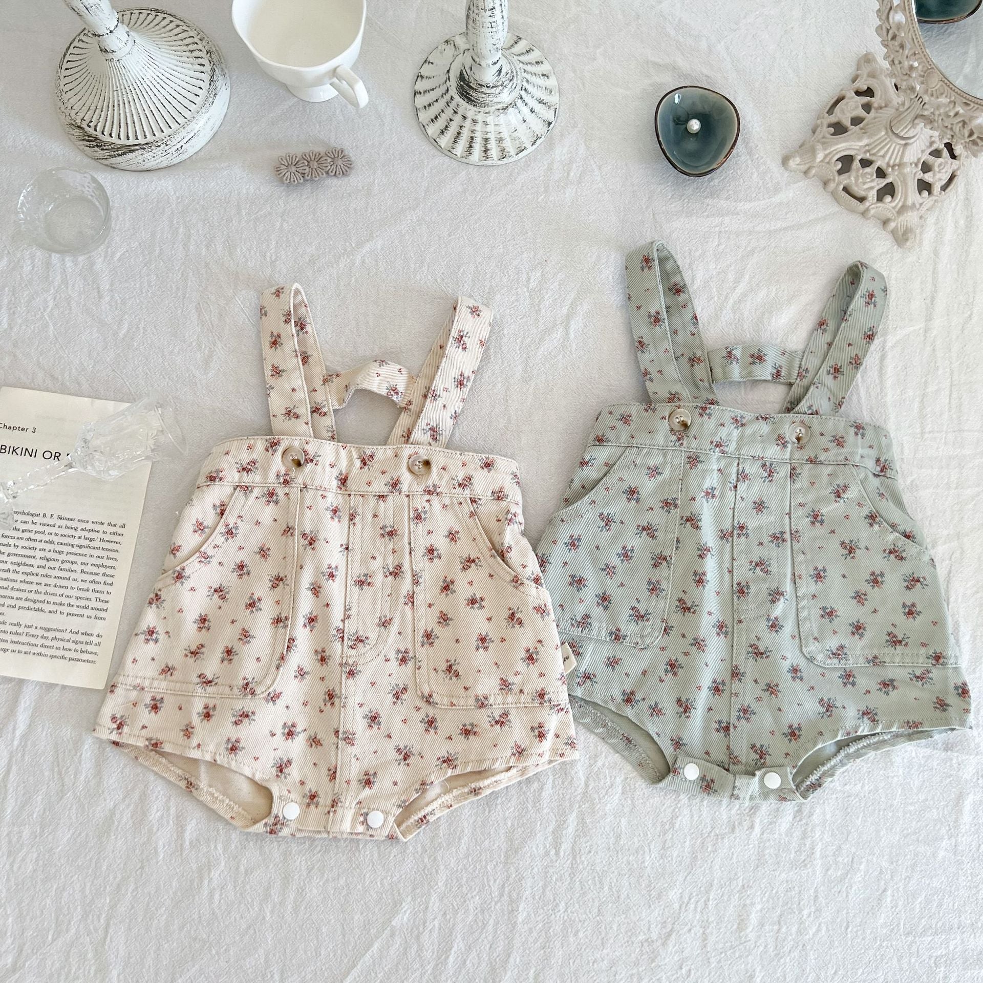 【BABY】小花柄サロペット CawaKomostore