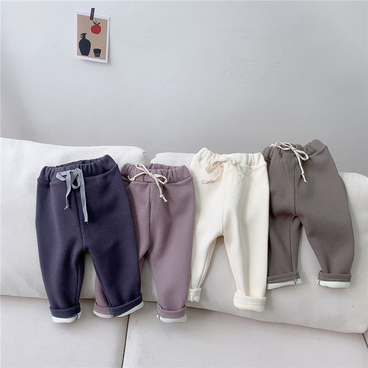 【BABY】ワンカラースエットパンツ CawaKomostore