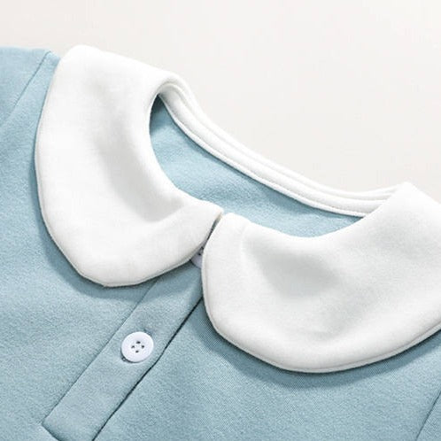 【BABY】ポロ襟ロンパース・リボンバンド付き CawaKomostore