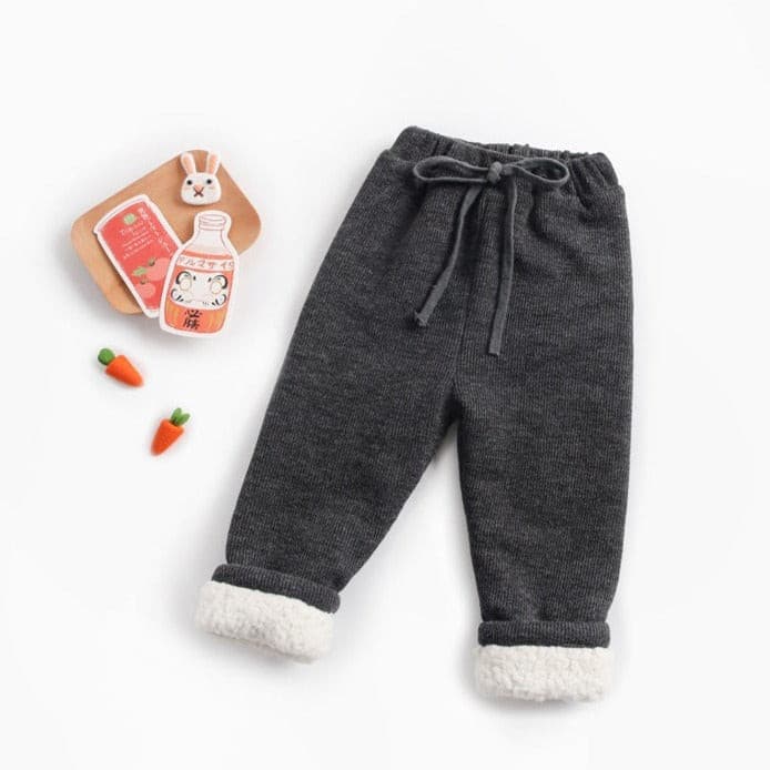 【BABY】ワンカラーリブパンツ CawaKomostore