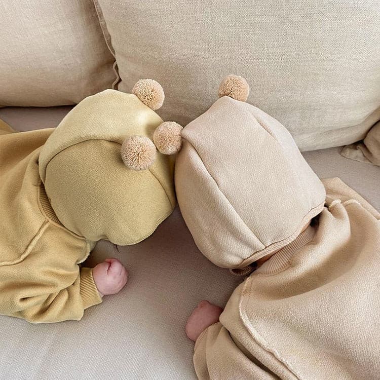 【BABY】人気新作クマさん＋ボンネット付き CawaKomostore