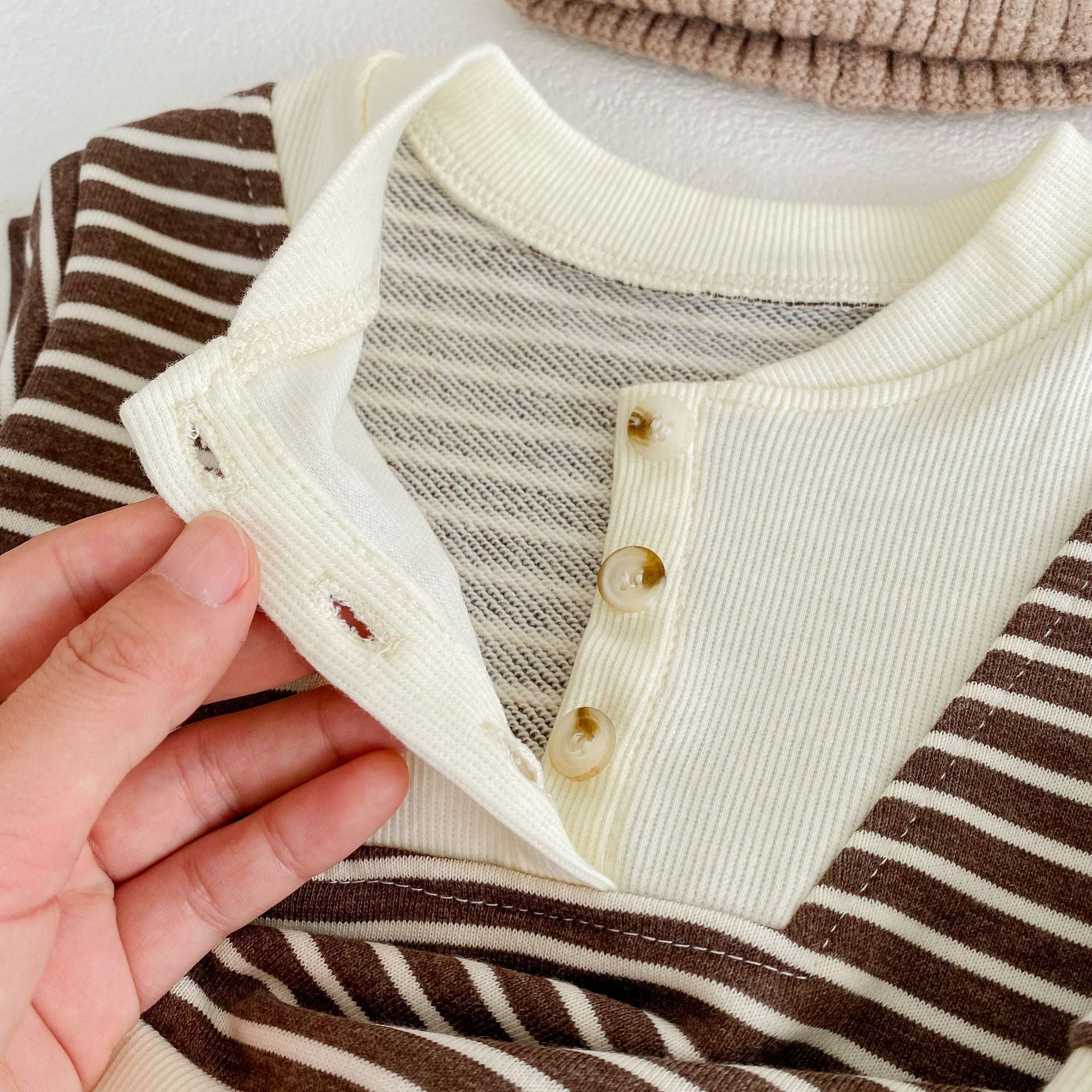 【BABY】ボーダー柄セットアップ CawaKomostore