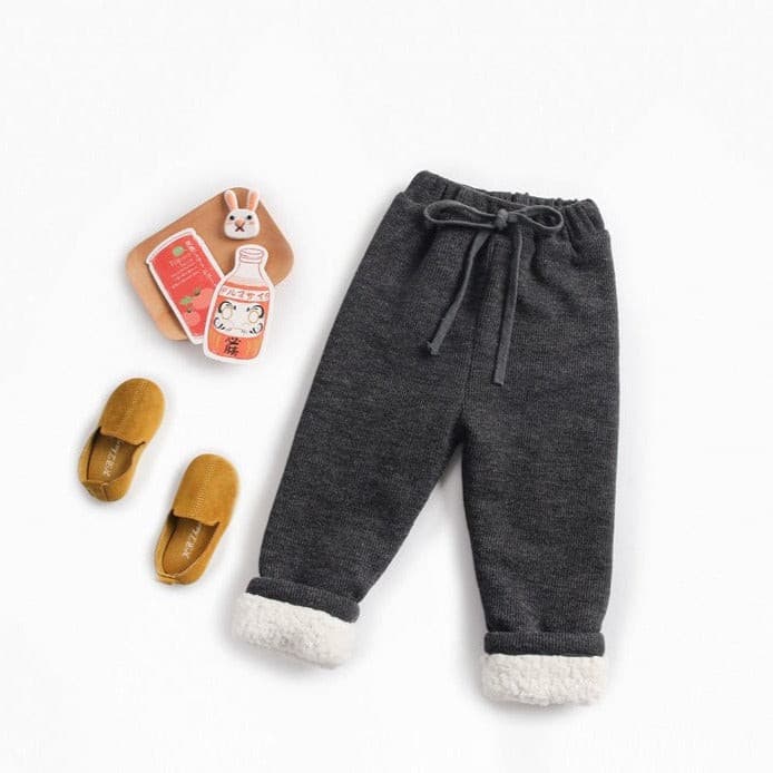 【BABY】ワンカラーリブパンツ CawaKomostore