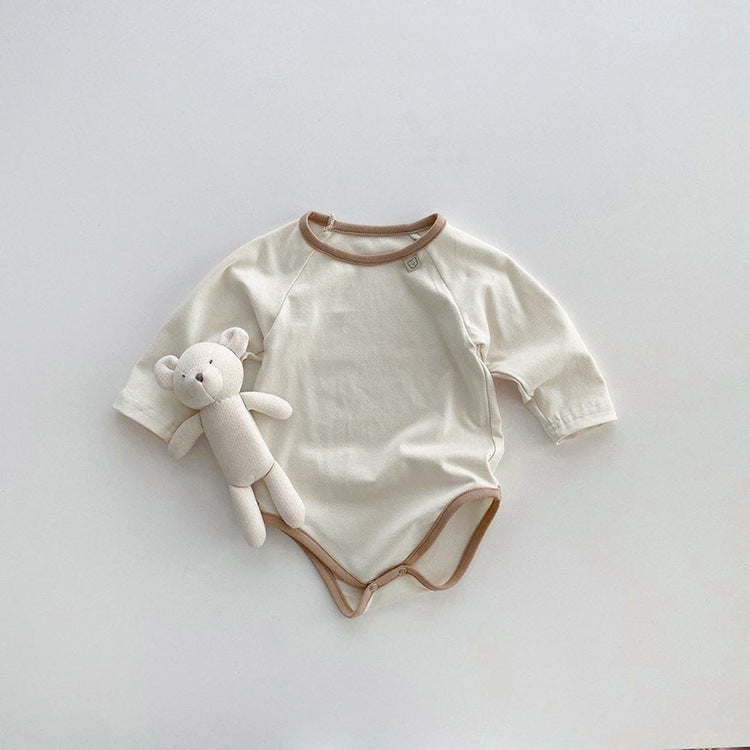 【BABY】パターン配色ボディスーツ CawaKomostore