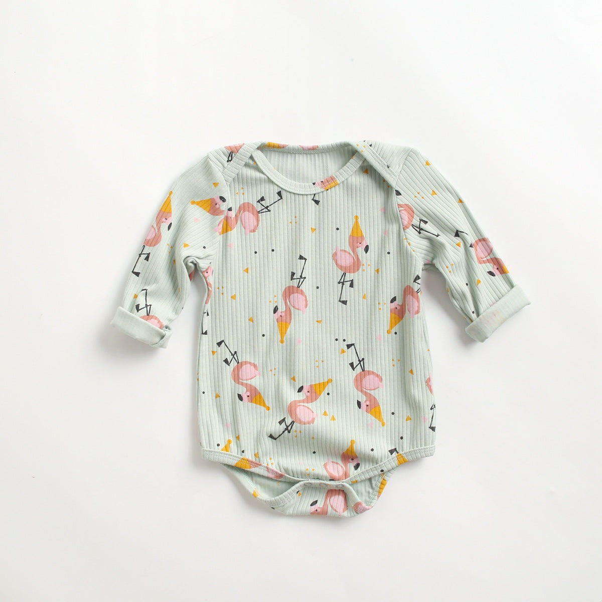 【BABY】総柄長袖ロンパース CawaKomostore