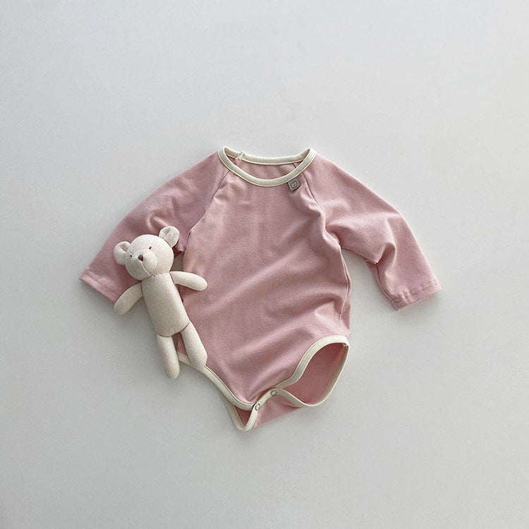 【BABY】パターン配色ボディスーツ CawaKomostore