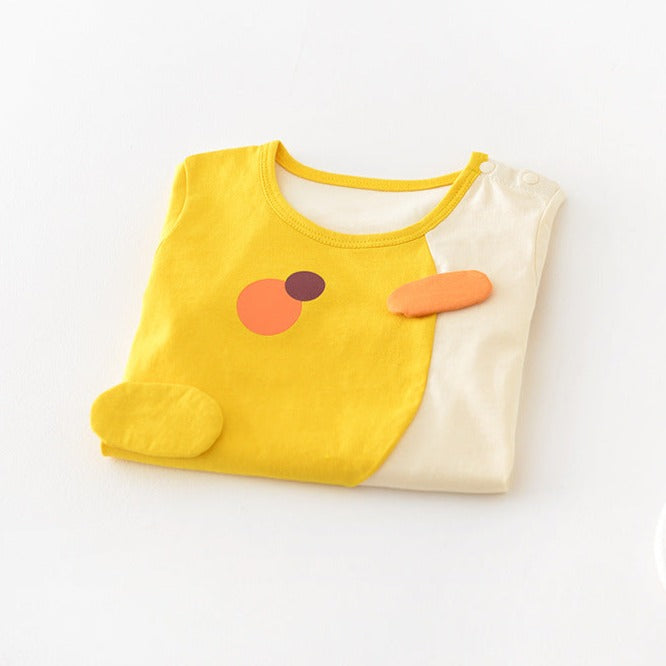 【BABY】ひよこさんデザインロンパース CawaKomostore
