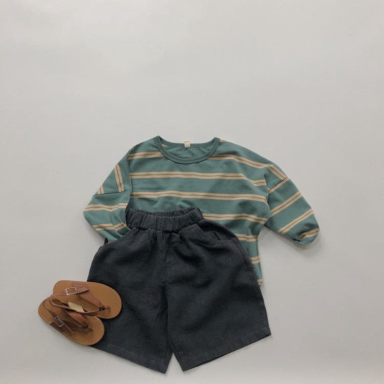 【GIRL・BOY】デザインボーダープルオーバー CawaKomostore