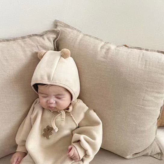 【BABY】人気新作クマさん＋ボンネット付き CawaKomostore