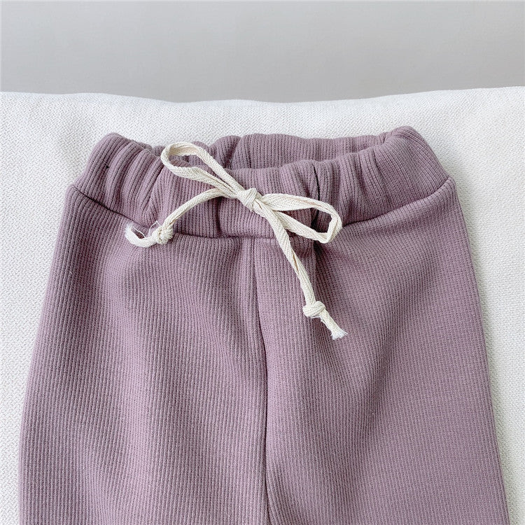 【BABY】ワンカラースエットパンツ CawaKomostore
