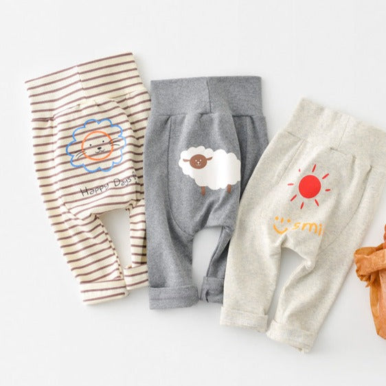 【BABY】人気登場 アニマル ボーダーレギンス CawaKomostore