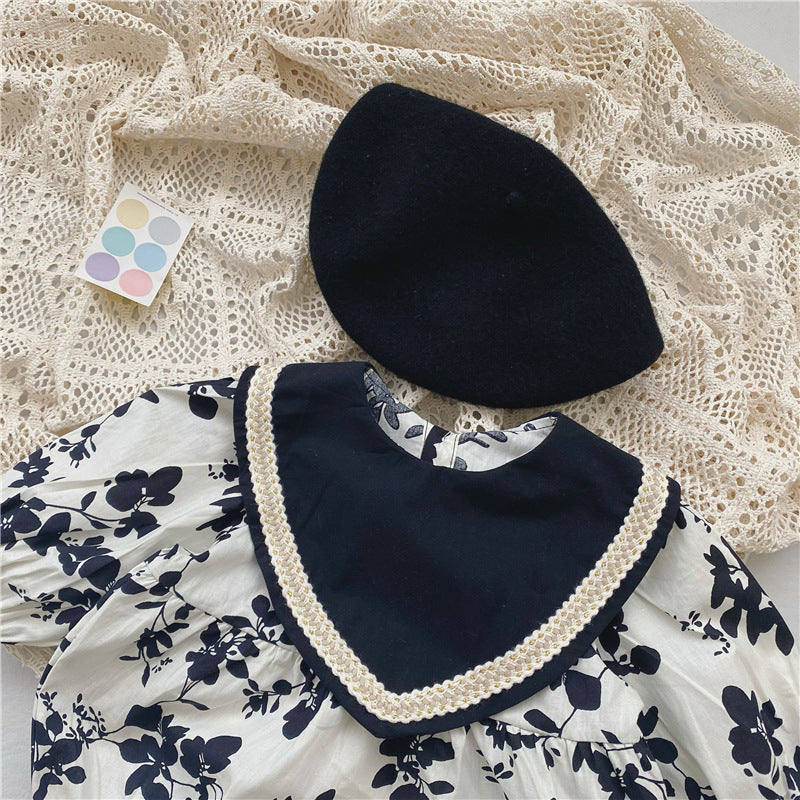 【BABY】エレガント花柄ロンパース・ワンピース CawaKomostore