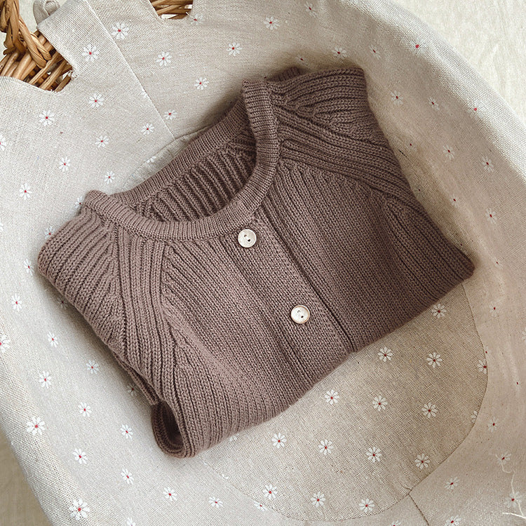 【BABY】リブニットロンパース＋ボンネット CawaKomostore