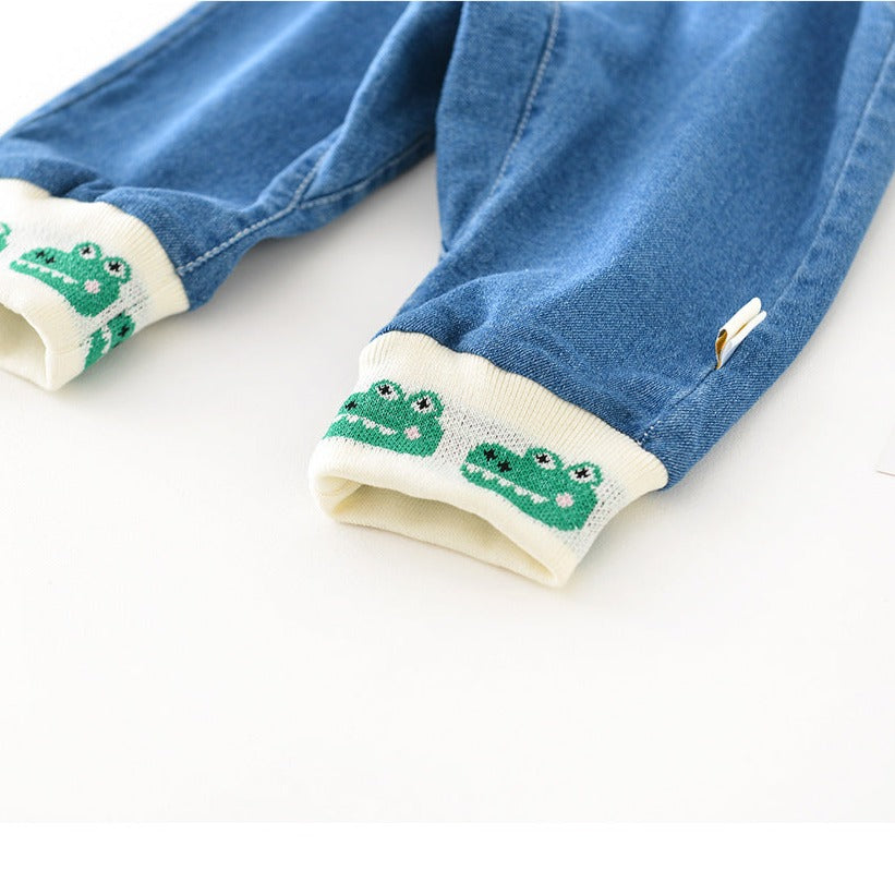 【BABY】人気シリーズワニさんジーンズ CawaKomostore
