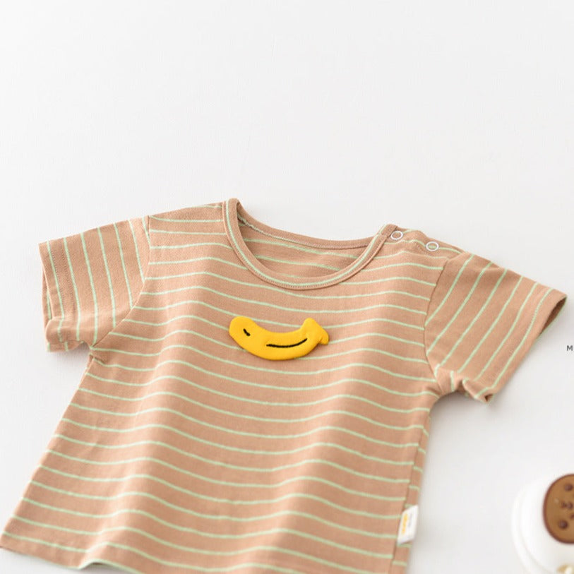 【BABY】モンキー 半袖 オーバーオール セットアップ CawaKomostore