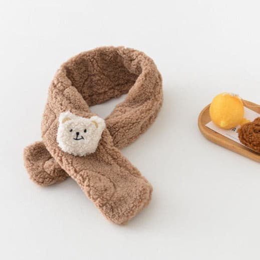 【BABY】クマさんカバーオール＋マフラー付き CawaKomostore