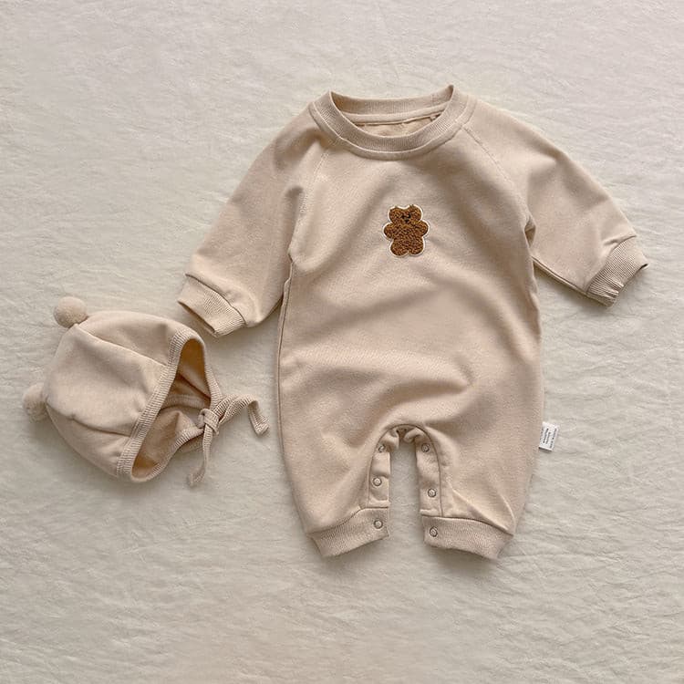 【BABY】人気新作クマさん＋ボンネット付き CawaKomostore