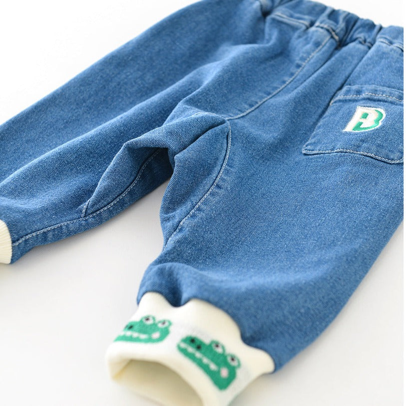 【BABY】人気シリーズワニさんジーンズ CawaKomostore