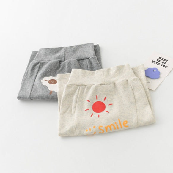 【BABY】人気登場 アニマル ボーダーレギンス CawaKomostore