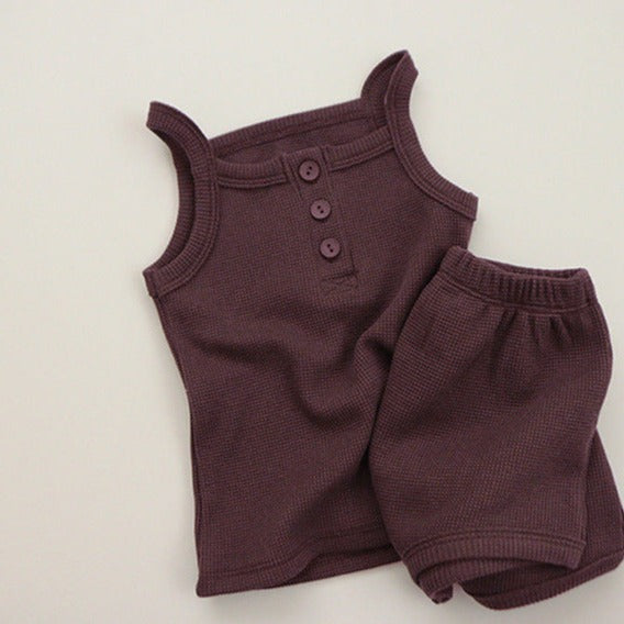 【BABY】ノースリーブ &パフパンツ2点セットアップ CawaKomostore