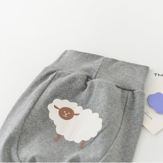 【BABY】人気登場 アニマル ボーダーレギンス CawaKomostore