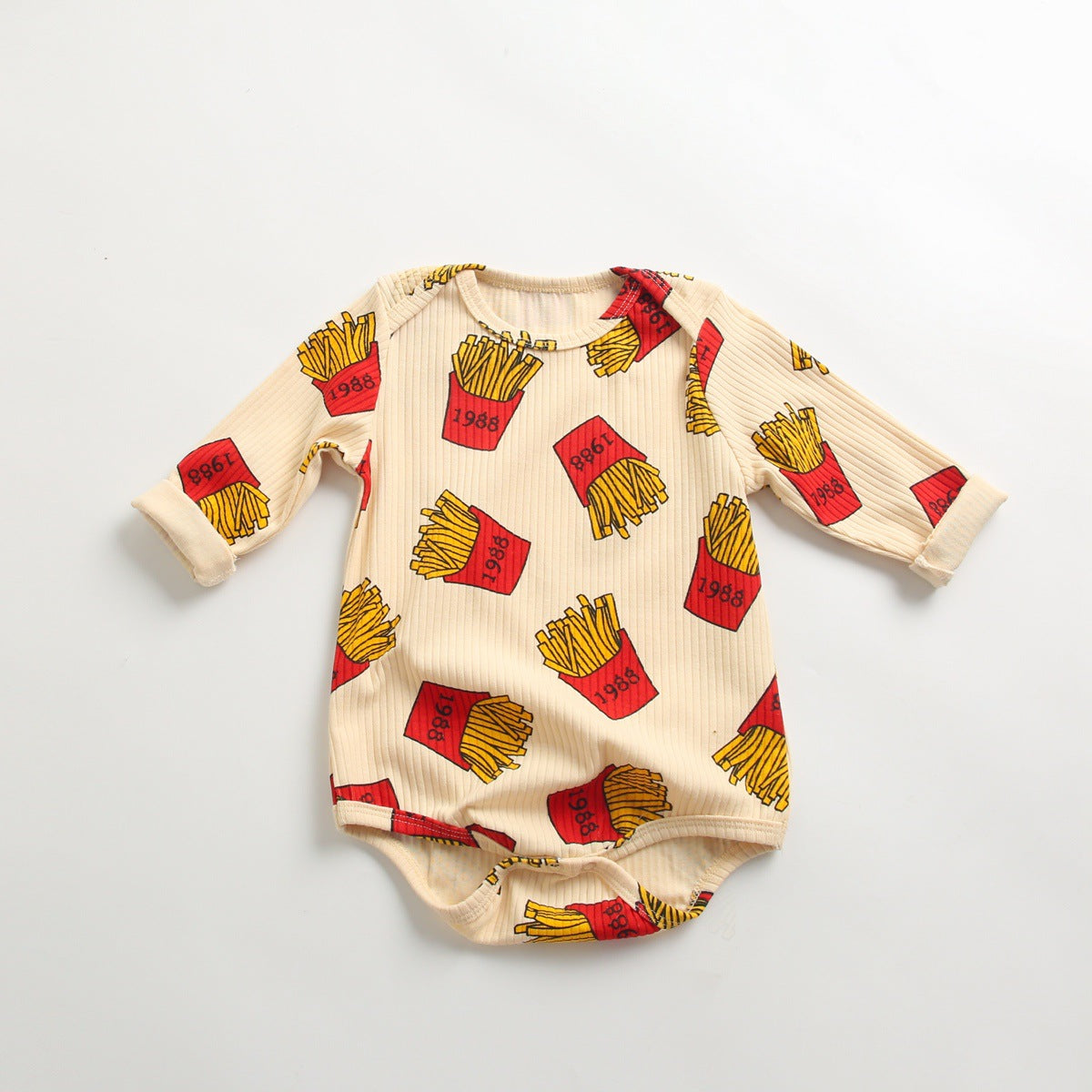 【BABY】総柄長袖ロンパース CawaKomostore