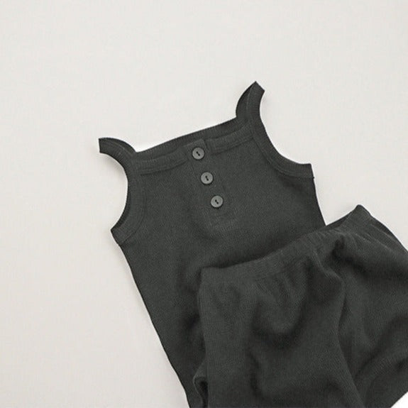 【BABY】ノースリーブ &パフパンツ2点セットアップ CawaKomostore