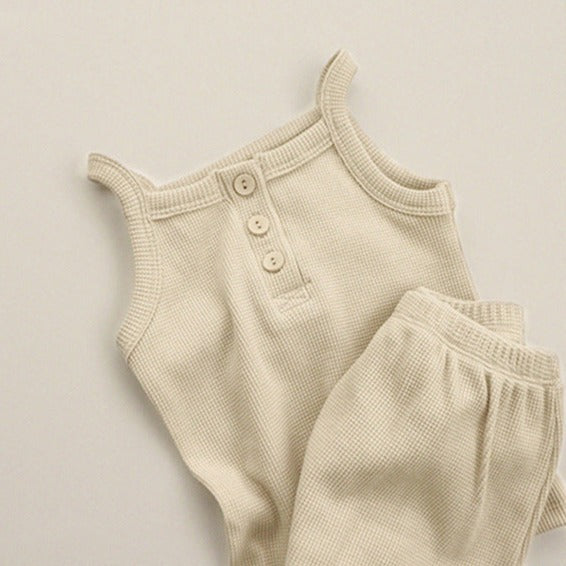 【BABY】ノースリーブ &パフパンツ2点セットアップ CawaKomostore