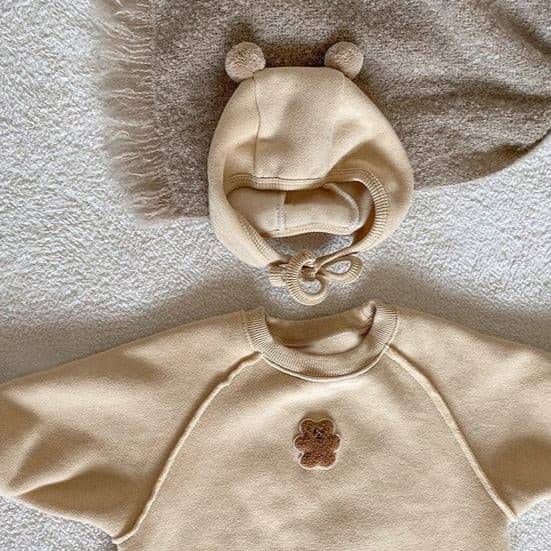 【BABY】人気新作クマさん＋ボンネット付き CawaKomostore