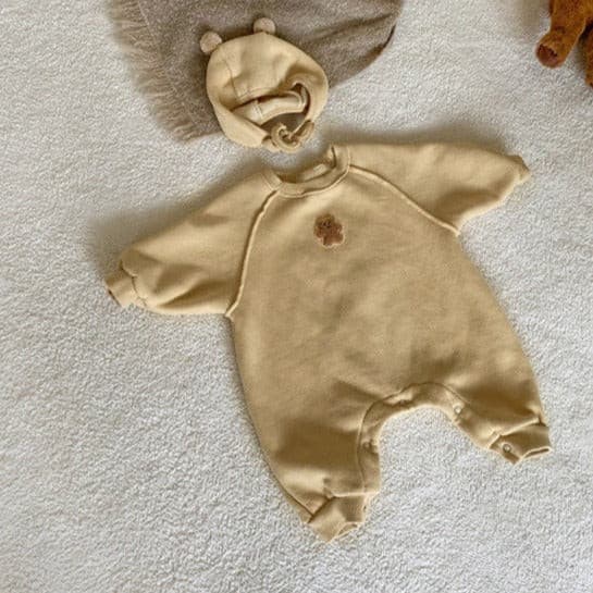 【BABY】人気新作クマさん＋ボンネット付き CawaKomostore