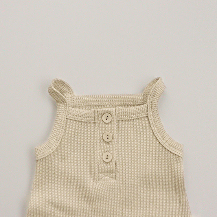 【BABY】ノースリーブ &パフパンツ2点セットアップ CawaKomostore