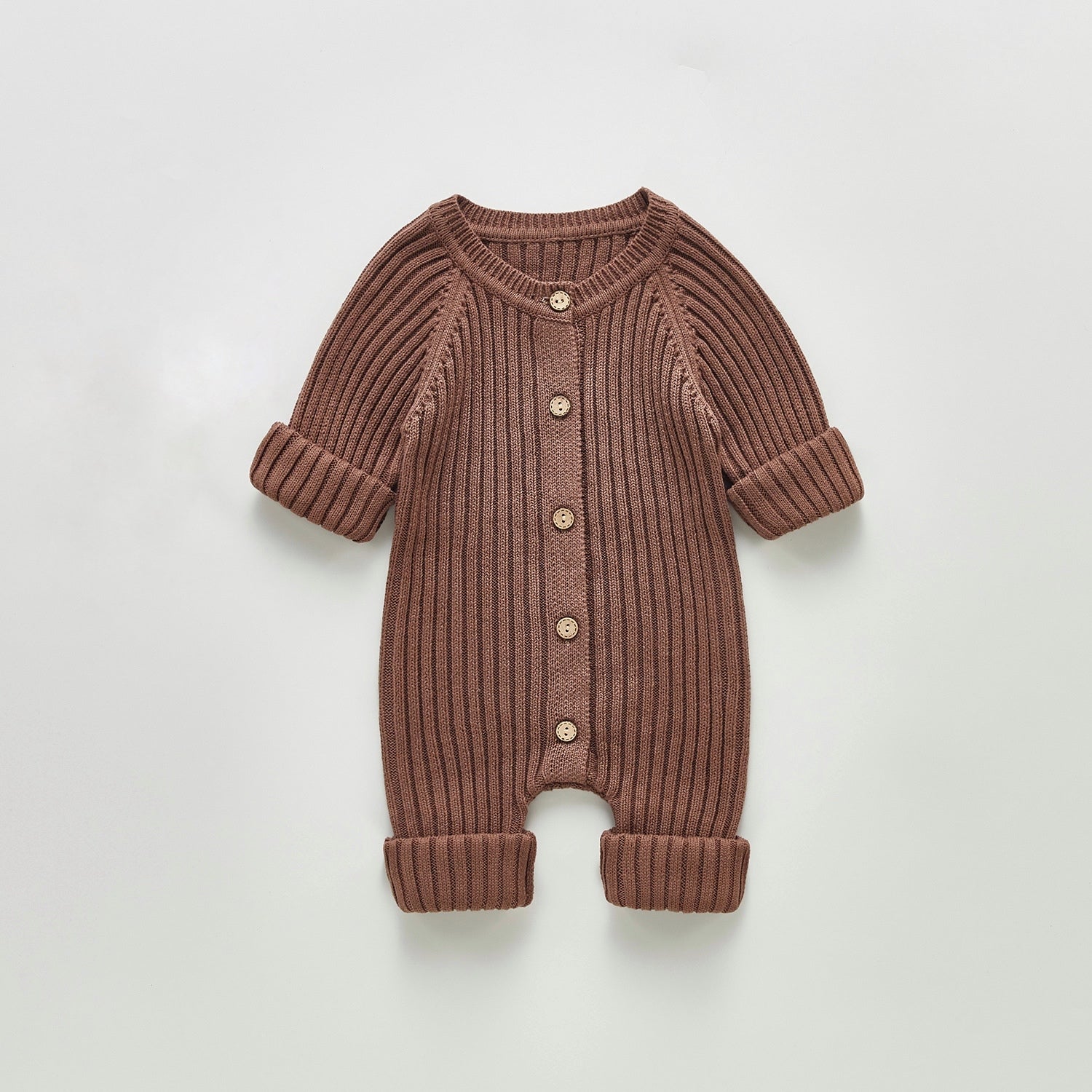 【BABY】リブニットカバーオール CawaKomostore