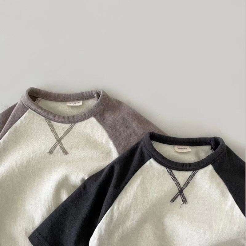 【BABY】バイカラーロンパース CawaKomostore