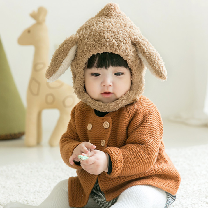 【帽子】アニマルモチーフボンネット CawaKomostore
