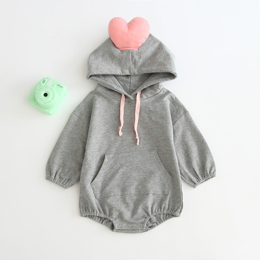 【BABY】ラブリーフードロンパース CawaKomostore