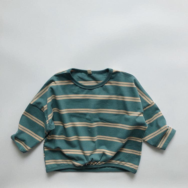 【GIRL・BOY】デザインボーダープルオーバー CawaKomostore