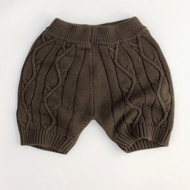 【GIRL・BOY】ケーブル編みニットパンツ CawaKomostore
