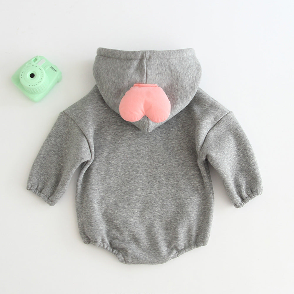 【BABY】ラブリーフードロンパース CawaKomostore