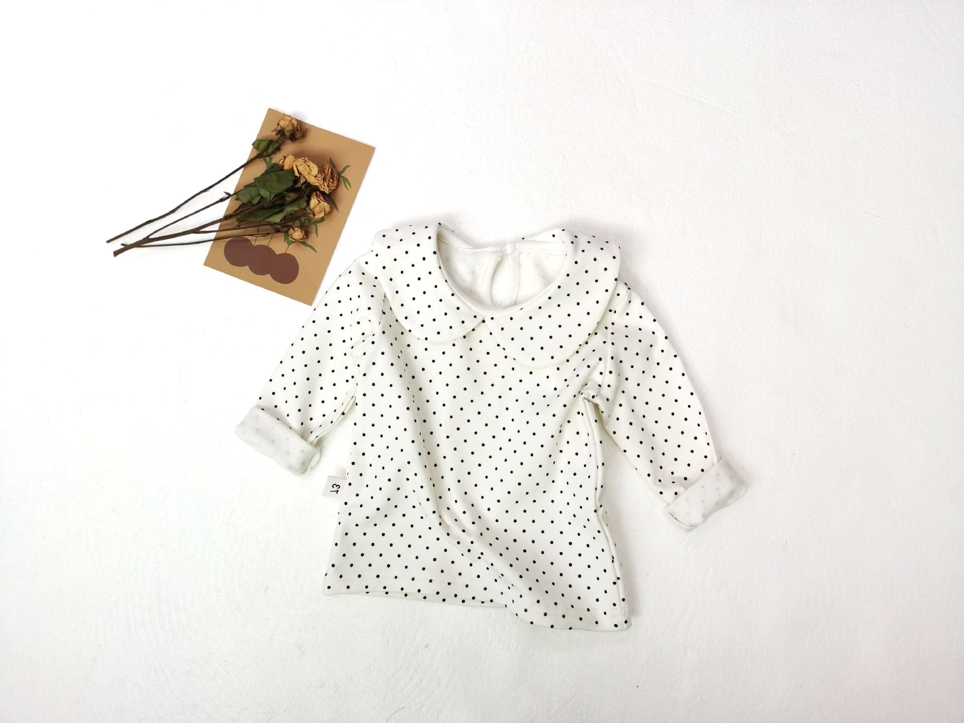 【GIRL】丸襟コットンブラウス CawaKomostore