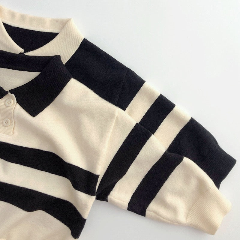 【GIRL・BOY】ビッグボーダーセーター CawaKomostore