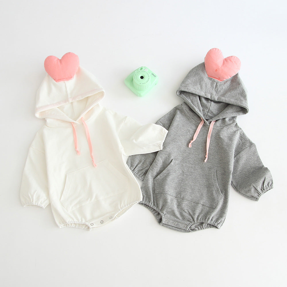 【BABY】ラブリーフードロンパース CawaKomostore