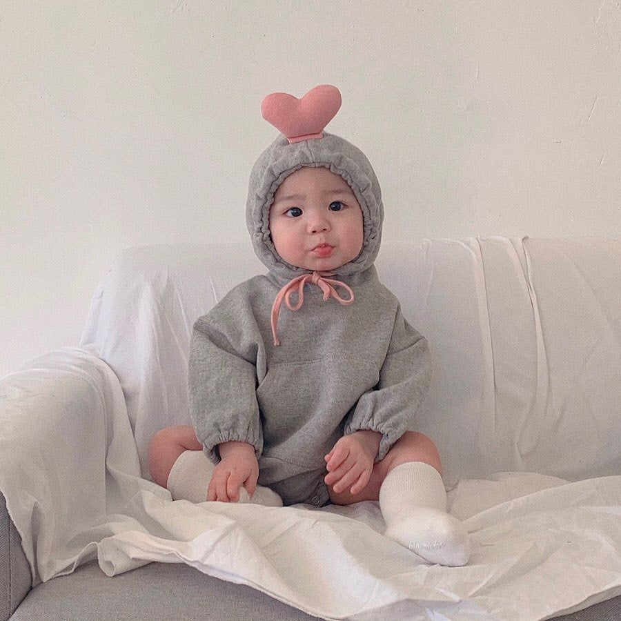 【BABY】ラブリーフードロンパース CawaKomostore