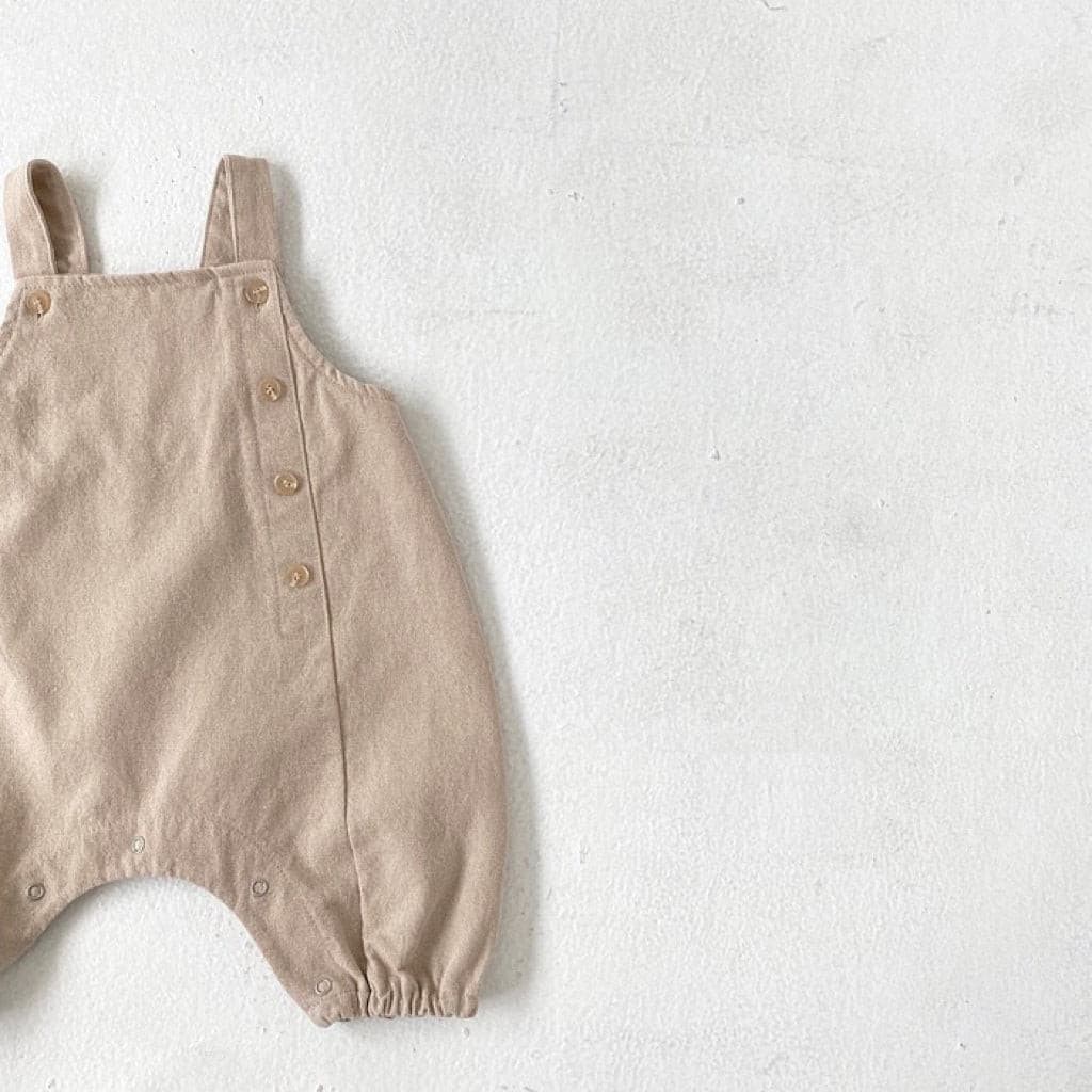【BABY】コットンサロペットスナップ付き CawaKomostore