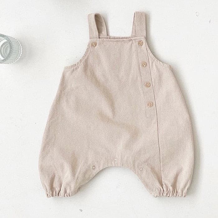 【BABY】コットンサロペットスナップ付き CawaKomostore