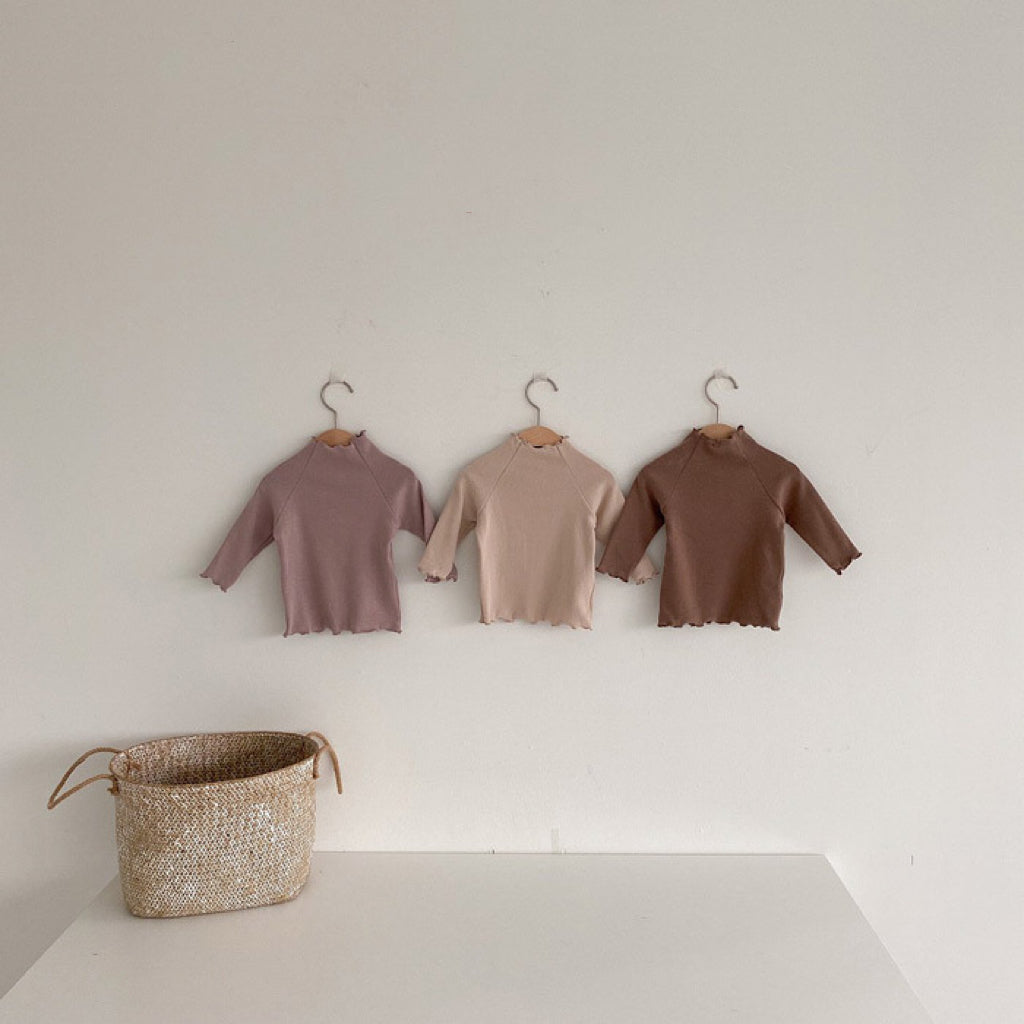 【GIRL】フリルタートルネックカットソー CawaKomostore