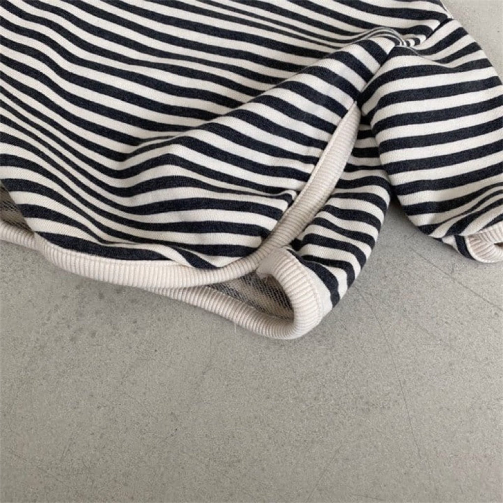【BABY】秋冬ボーダー柄スウェット CawaKomostore