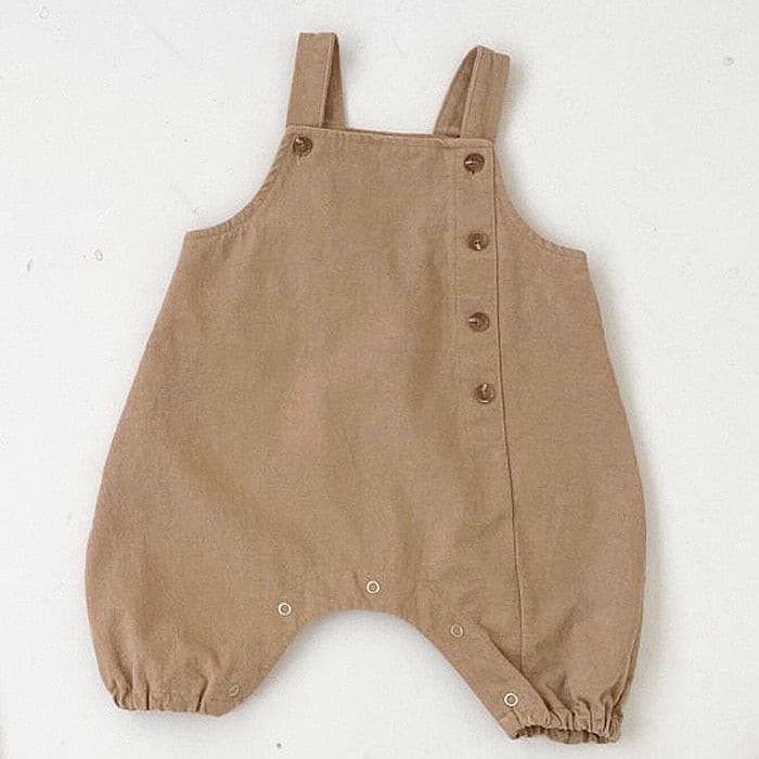 【BABY】コットンサロペットスナップ付き CawaKomostore