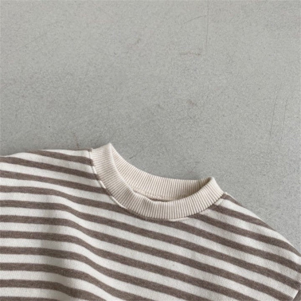 【BABY】秋冬ボーダー柄スウェット CawaKomostore